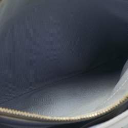 Pre Owned Furla Light Blue Leather Small Pin Tote