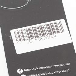 Pre Owned Furla Cream/Black Python Embossed Leather Lucky Tote