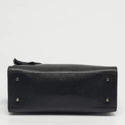 Pre Owned حقيبة يد توتس فورلا سحاب جلد أسود