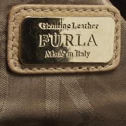 مملوكة مسبقًا Furla Piper Cartella Tricolor Calfhair and Leather Top Handle Bag