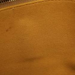 Pre Owned Furla Miastell Brown Leather Tote