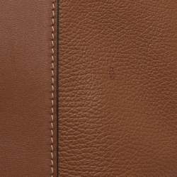 Pre Owned Furla Miastell Brown Leather Tote