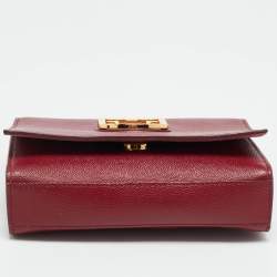 مملوكة مسبقًا Furla Viva Mini Red Leather Shoulder Bag