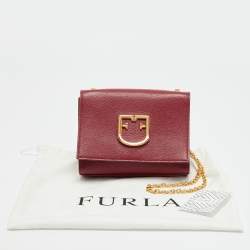 مملوكة مسبقًا Furla Viva Mini Red Leather Shoulder Bag