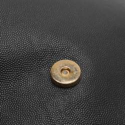 Pre Owned Furla Viva Black Leather Shoulder Bag