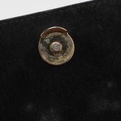 Pre Owned Furla Viva Black Leather Shoulder Bag