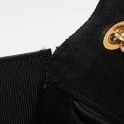 Pre Owned Furla Viva Black Leather Shoulder Bag