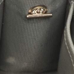 Pre Owned Furla Metropolis Mini Grey Leather Crossbody Bag