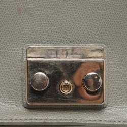 Pre Owned Furla Metropolis Mini Grey Leather Crossbody Bag