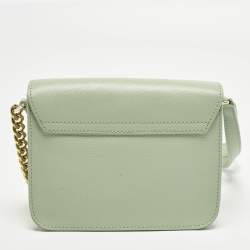 Pre Owned حقيبة كروس فوريللا ميني ميتروبوليس جلد برّاق أزرق