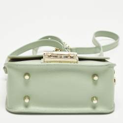 Pre Owned حقيبة كروس فوريللا ميني ميتروبوليس جلد برّاق أزرق