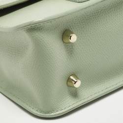 Pre Owned حقيبة كروس فوريللا ميني ميتروبوليس جلد برّاق أزرق