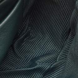 Pre Owned Furla Metropolis Teal Green Leather Mini Chain Crossbody Bag