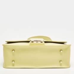 مملوكة مسبقًا Furla Metropolis Yellow Leather Shoulder Bag