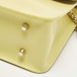 مملوكة مسبقًا Furla Metropolis Yellow Leather Shoulder Bag