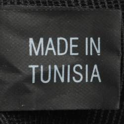 Pre Owned حقيبة كروس فورلا Eyelet جلد سوداء