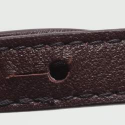 Pre Owned حقيبة كروس فورلا فلو جلد برغندي