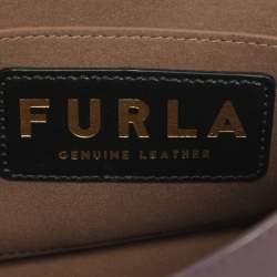 Pre Owned حقيبة كروس فورلا فلو جلد برغندي