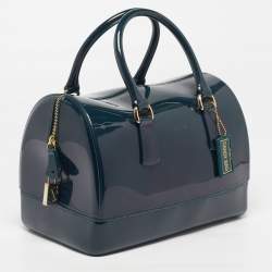 مملوكة مسبقًا حقيبة فورلا كاندي مرصعة جلد و PVC سوداء