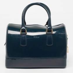 مملوكة مسبقًا حقيبة فورلا كاندي مرصعة جلد و PVC سوداء