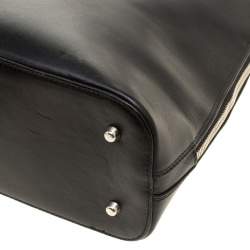 Pre Owned Furla Black Leather Shoulder Bag