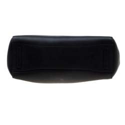 Pre Owned Furla Black Leather Linda Top Handle Bag