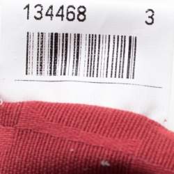 Pre Owned حقيبة يد فورلا غريتا كبيرة جلد نقش نعام حمراء