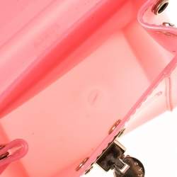 Pre Owned Furla Pink PVC Candy Mini Top Handle Bag