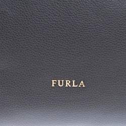 Pre Owned Furla Grey Leather Tote 