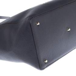 Pre Owned Furla Grey Leather Tote 