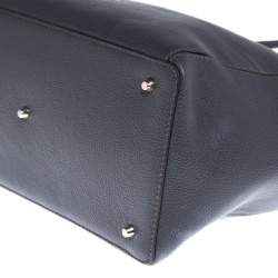 Pre Owned Furla Grey Leather Tote 