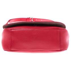 Pre Owned حقيبة كروس فورلا جلد أحمر