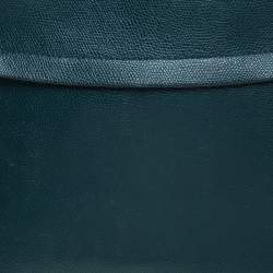Pre Owned Furla Deep Green Leather Piper Dome Satchel