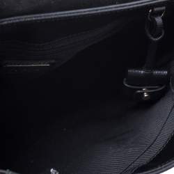 Pre Owned Furla Black Leather Small Metropolis Tote