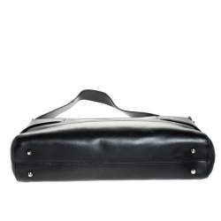 Pre Owned Furla Black Leather Shoulder Bag