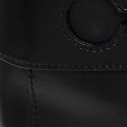 Pre Owned Furla Black Leather Shoulder Bag