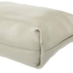 Pre Owned Furla Metallic Gold Leather Shoulder Bag