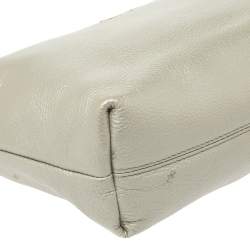 Pre Owned Furla Metallic Gold Leather Shoulder Bag