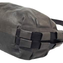 Furla Grey Leather Hobo