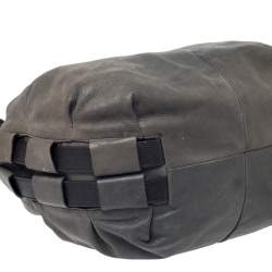 Furla Grey Leather Hobo
