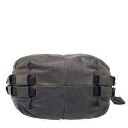 Furla Grey Leather Hobo
