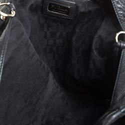 Pre Owned حقيبة هوبو فورلا اليزابيت جلد سوداء