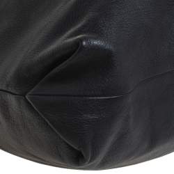 Pre Owned ح قيبة هوبو فورلا اليزابيت جلد سوداء