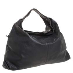 Pre Owned حقيبة هوبو فورلا اليزابيت جلد سوداء