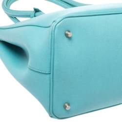 Pre Owned Furla Mint Green Leather Linda Tote