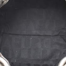 Pre Owned Furla Silver Leather Mini Carmen Satchel