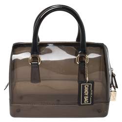 مملوكة مسبقًا Furla Black Rubber Small Candy Satchel