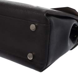 Pre Owned Furla Bicolor Leather Top Handle Bag