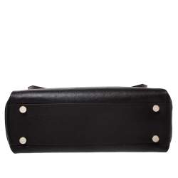 Pre Owned Furla Bicolor Leather Top Handle Bag