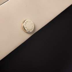 Pre Owned Furla Bicolor Leather Top Handle Bag